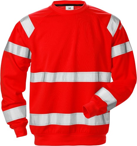 Warnschutz-Sweatshirt HIGH VIS SWEATSHIRT KL. 3 7446 SHV